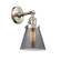 Franklin Restoration One Light Wall Sconce in Brushed Satin Nickel (405|203SW-SN-G63)
