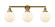 Franklin Restoration Three Light Bath Vanity in Brushed Brass (405|205-BB-G201-8)