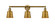 Franklin Restoration Three Light Bath Vanity in Brushed Brass (405|205-BB-M9-BB)