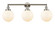 Franklin Restoration Three Light Bath Vanity in Polished Nickel (405|205-PN-G201-8)
