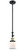 Franklin Restoration One Light Mini Pendant in Black Antique Brass (405|206-BAB-G181S)