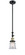 Franklin Restoration One Light Mini Pendant in Black Antique Brass (405|206-BAB-G182S)