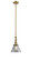 Franklin Restoration One Light Mini Pendant in Brushed Brass (405|206-BB-G42)
