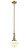 Franklin Restoration LED Mini Pendant in Brushed Brass (405|206-BB-G531-LED)