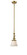 Franklin Restoration One Light Mini Pendant in Brushed Brass (405|206-BB-G61)
