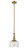 Franklin Restoration One Light Mini Pendant in Brushed Brass (405|206-BB-G72)