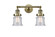 Franklin Restoration Two Light Bath Vanity in Antique Brass (405|208-AB-G184S)
