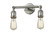 Franklin Restoration Two Light Bath Vanity in Black Antique Brass (405|208-BAB)