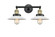 Franklin Restoration LED Bath Vanity in Black Antique Brass (405|208-BAB-G1-LED)