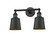 Franklin Restoration LED Bath Vanity in Matte Black (405|208-BK-M9-BK)
