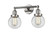 Franklin Restoration Two Light Bath Vanity in Polished Nickel (405|208-PN-G202-6)