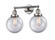 Franklin Restoration Two Light Bath Vanity in Polished Nickel (405|208-PN-G202-8)