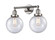 Franklin Restoration Two Light Bath Vanity in Polished Nickel (405|208-PN-G204-8)