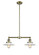 Franklin Restoration LED Island Pendant in Antique Brass (405|209-AB-G1-LED)