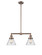 Franklin Restoration LED Island Pendant in Antique Copper (405|209-AC-G44-LED)