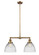 Franklin Restoration LED Island Pendant in Brushed Brass (405|209-BB-G222-LED)