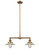 Franklin Restoration LED Island Pendant in Brushed Brass (405|209-BB-G2-LED)