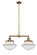 Franklin Restoration LED Island Pendant in Brushed Brass (405|209-BB-G542-LED)