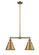 Franklin Restoration LED Island Pendant in Brushed Brass (405|209-BB-M13-BB-LED)