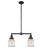 Franklin Restoration LED Island Pendant in Matte Black (405|209-BK-G184-LED)