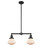 Franklin Restoration LED Island Pendant in Matte Black (405|209-BK-G321-LED)