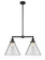 Franklin Restoration Two Light Island Pendant in Matte Black (405|209-BK-G42-L)