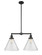 Franklin Restoration LED Island Pendant in Matte Black (405|209-BK-G44-L-LED)