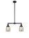 Franklin Restoration Two Light Island Pendant in Matte Black (405|209-BK-G58)