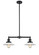 Franklin Restoration Two Light Island Pendant in Oil Rubbed Bronze (405|209-OB-G1)