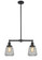 Franklin Restoration Two Light Island Pendant in Oil Rubbed Bronze (405|209-OB-G142)