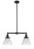 Franklin Restoration Two Light Island Pendant in Oil Rubbed Bronze (405|209-OB-G42)