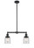 Franklin Restoration Two Light Island Pendant in Oil Rubbed Bronze (405|209-OB-G52)
