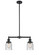 Franklin Restoration Two Light Island Pendant in Oil Rubbed Bronze (405|209-OB-G54)