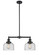 Franklin Restoration Two Light Island Pendant in Oil Rubbed Bronze (405|209-OB-G74)