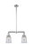 Franklin Restoration Two Light Island Pendant in Polished Chrome (405|209-PC-G182)
