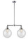 Franklin Restoration LED Island Pendant in Polished Chrome (405|209-PC-G202-10-LED)