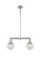 Franklin Restoration LED Island Pendant in Polished Chrome (405|209-PC-G202-6-LED)