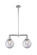 Franklin Restoration LED Island Pendant in Polished Chrome (405|209-PC-G202-8-LED)