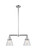 Franklin Restoration Two Light Island Pendant in Polished Chrome (405|209-PC-G64)