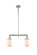 Franklin Restoration Two Light Island Pendant in Polished Nickel (405|209-PN-G311)