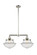 Franklin Restoration Two Light Island Pendant in Polished Nickel (405|209-PN-G542)