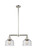 Franklin Restoration LED Island Pendant in Polished Nickel (405|209-PN-G74-LED)