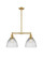 Franklin Restoration LED Island Pendant in Satin Gold (405|209-SG-G222-LED)