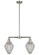 Franklin Restoration Two Light Island Pendant in Brushed Satin Nickel (405|209-SN-G165)