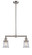 Franklin Restoration LED Island Pendant in Brushed Satin Nickel (405|209-SN-G182S-LED)