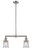 Franklin Restoration LED Island Pendant in Brushed Satin Nickel (405|209-SN-G184S-LED)