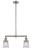 Franklin Restoration LED Island Pendant in Brushed Satin Nickel (405|209-SN-G184S-LED)