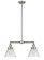 Franklin Restoration Two Light Island Pendant in Brushed Satin Nickel (405|209-SN-G42)