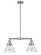 Franklin Restoration Two Light Island Pendant in Brushed Satin Nickel (405|209-SN-G44)
