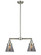 Franklin Restoration LED Island Pendant in Brushed Satin Nickel (405|209-SN-G63-LED)